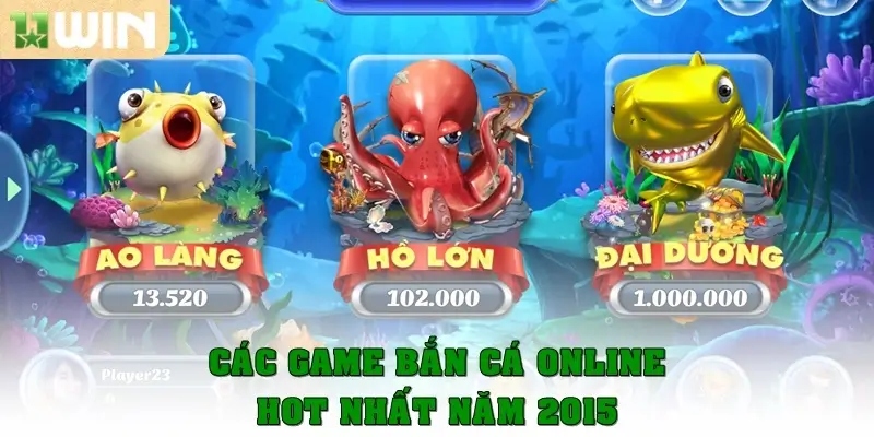 Các game bắn cá online hot nhất năm 2025
